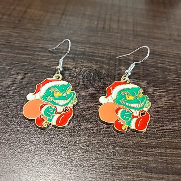 Handmade Cartoon Character Dangle Drop Earrings NEW Ladies Casual‎ Party Event - Picture 5 of 5